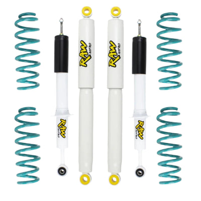 LIFT JUNKIE RAW4X4/DOBINSONS 40MM SUSPENSION LIFT KIT - TOYOTA PRADO 90 SERIES 1996-2003